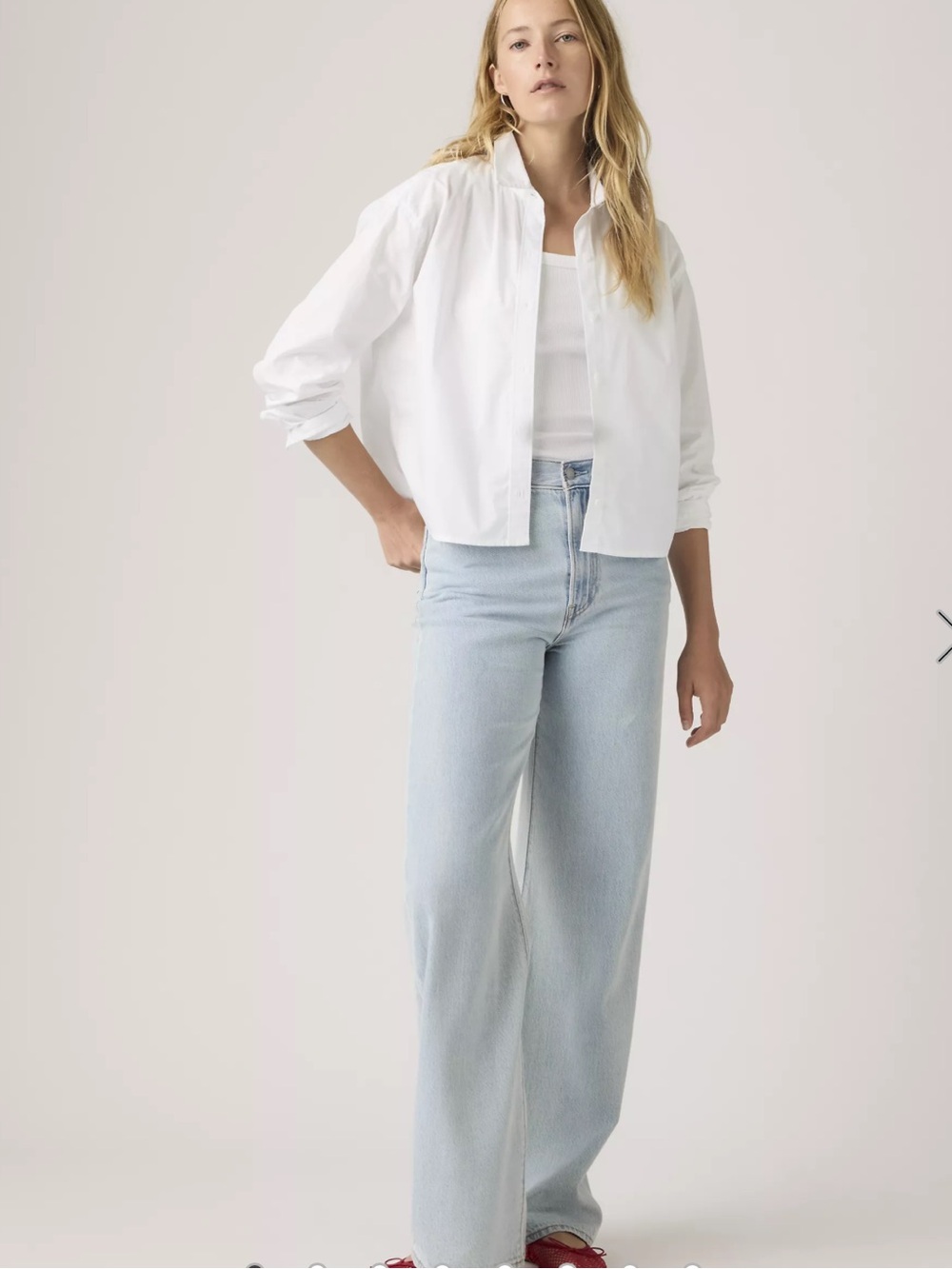 Levi’s ribcage wideleg jeans